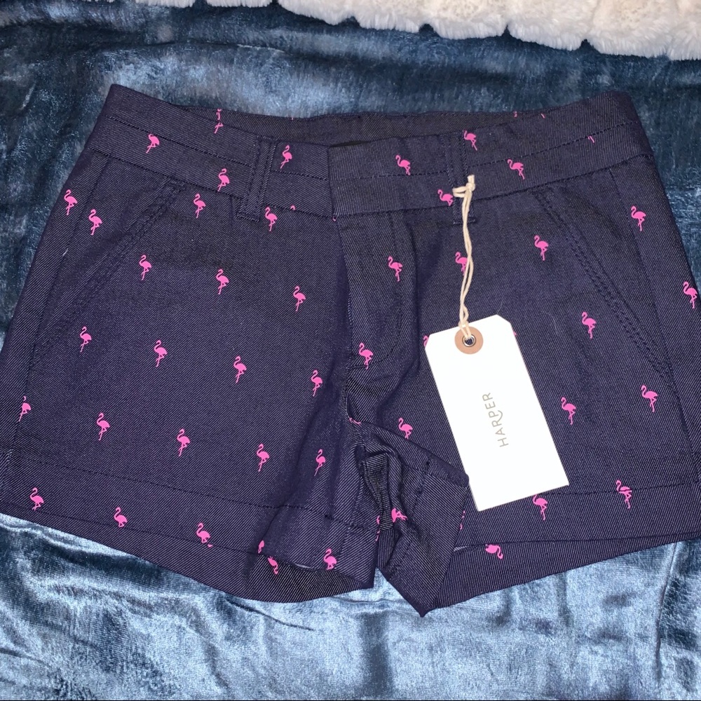 Flamingo preppy shorts